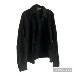 Gianfranco Ferre black striped button down